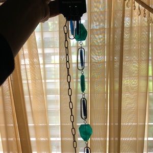 Jewelry set of earrings and necklace